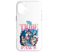 My Tribe Has Paws Husky Dog Lover Pack Design Case for iPhone 16 Plus