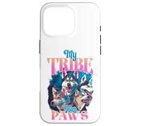 My Tribe Has Paws Husky Dog Lover Pack Design Case for iPhone 16 Pro
