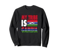 My Tribe is Gambia Love The Gambia Flag Map Sweatshirt