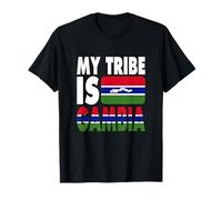 My Tribe is Gambia Love The Gambia Flag Map T-Shirt