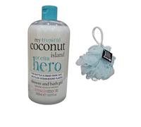 My Tropical Coconut Island Occean Hero Shower And Bath Gel 500Ml With Free Beauty Body Puff(Any Colour)