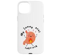 My Tummy Ache Survivor Cartoon Case for iPhone 15 Plus
