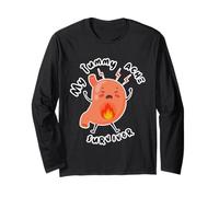 My Tummy Ache Survivor Cartoon Long Sleeve T-Shirt