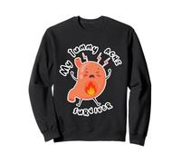 My Tummy Ache Survivor Cartoon Sweatshirt