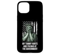 My Tummy Hurts and I'm at the Government Protest Resist Flag Case for iPhone 15 Plus