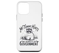 My Tummy Hurts And I'm Mad At The Government - Raccoon Case for iPhone 12 mini
