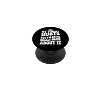 My Tummy Hurts But I'm Being Really Brave About It PopSockets Adhesive PopGrip