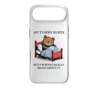 My Tummy Hurts - Poorly Cute Bed Sick Bear Bed Sarcasm Quote Case for iPhone Air