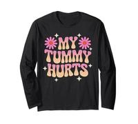 My Tummy Hurts Tummy Ache Hurts Tummy Ache Survivor Long Sleeve T-Shirt