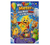 My Turbo Meter - How Much Zoom Is in Me Today?: Funny ADHD Coloring Book for Kids & Seniors with 85 Energy and Emotion Pictures for Calm, Focus, Big Feelings, Autism and Restless Days | 173 Pages