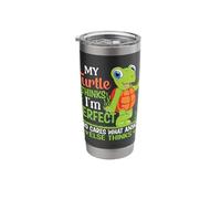 My Turtle Thinks I'm Perfect Who Cares What | Tortoise Stainless Steel Insulated Tumbler