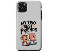 My Two Best Friends Coffee Pillow Crew Sarcasm Funny Case for iPhone 11 Pro Max