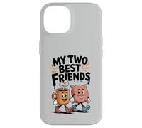 My Two Best Friends Coffee Pillow Crew Sarcasm Funny Case for iPhone 14