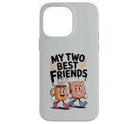 My Two Best Friends Coffee Pillow Crew Sarcasm Funny Case for iPhone 14 Pro Max