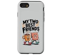 My Two Best Friends Coffee Pillow Crew Sarcasm Funny Case for iPhone SE (2020) / 7/8