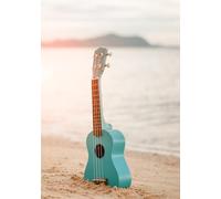 My Ukulele Songbook (Tabs) : Beach: 50 blank Tab Sheets + Chord Table + Tunings + Notes