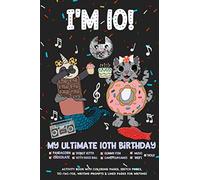 My Ultimate 10th Birthday Journal - Girls Tenth Birthday Gift Idea - Funny Activity Book for Ten Year Old Girls - Coloring Book for 10 Year Old Girl ... - Panda Mermaid Unicorn Donut Kitty Theme
