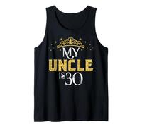 My Uncle is 30 Years Old Happy 30th Birthday Boy Men Tank Top
