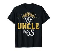 My Uncle is 65 Years Old Happy 65th Birthday Boy Men T-Shirt