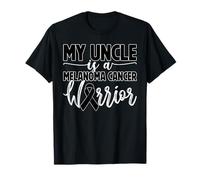 My Uncle is A Melanoma & Skin Cancer Warrior Family Support T-Shirt