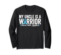 My Uncle is A Warrior Prostate Cancer Awareness Long Sleeve T-Shirt