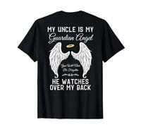 My Uncle is My Guardian Angel in Heaven Memorial Memory Miss T-Shirt