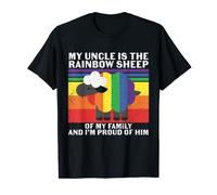 My Uncle Is The Rainbow Sheep LGBTQ Pride - Proud Gay Uncle T-Shirt
