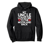 My Uncle loves me to the Moon and back Niece Pullover Hoodie