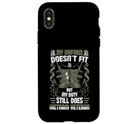 My Uniform Doesn’t Fit, But My Duty Still Does - Vietnam Vet Case for iPhone X/XS
