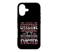 My Uterus Has Been Evicted - Uterus Eviction Hysterectomy Case for iPhone 17