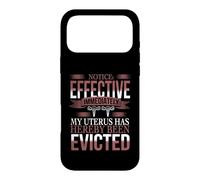 My Uterus Has Been Evicted - Uterus Eviction Hysterectomy Case for iPhone 17 Pro Max