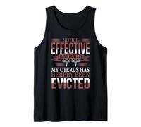 My Uterus Has Been Evicted - Uterus Eviction Hysterectomy Tank Top