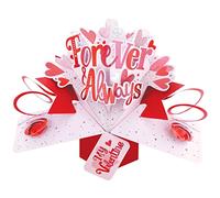 My Valentine Forever & Always Pop Up Valentine's Day Greeting Card Pop-Up Cards VPOP058