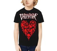 My Valentine Rock Band Bullet Teens T-Shirt - 100% Cotton Metalcore Band Tee - Screamo Music Merch for Boys & Girls Gift Small