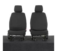 My Van Seat Covers | To Fit Ford Ranger Wildtrak Seat Covers 2018-2023 | Tailored Waterproof Easy to Fit | Front Black - MVSC304BAD11