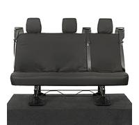 My Van Seat Covers | To Fit Ford Transit Custom M Sport Seat Covers 2013-2023 | Tailored Waterproof Easy to Fit | Rear Black - MVSC131BAD7