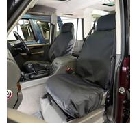 My Van Seat Covers | To Fit Land Rover Discovery 2 TD5 Seat Covers 1998-2004 | Tailored Waterproof Easy to Fit | Front Black - MVSC148B