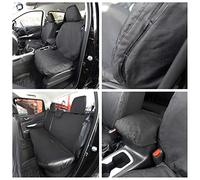 My Van Seat Covers | To Fit Mercedes Benz X Class Seat Covers 2017-2020| Tailored Heavy Duty Waterproof | Front & Rear Black - MVSC383B-384B