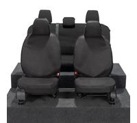 My Van Seat Covers | To Fit Nissan Navara NP300 Seat Covers 2016 Onwards | Tailored Waterproof | Front & Rear Black - MVSC242B-243B