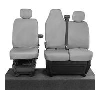 My Van Seat Covers | To Fit Renault Master ZE Seat Covers 2018-2024 | Tailored Heavy Duty Waterproof | Front Grey - MVSC669GAD4