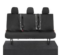 My Van Seat Covers | To Fit Renault Trafic Crew Van Seat Covers 2014 Onwards | Tailored Waterproof Easy to Fit | Rear Black - MVSC189B