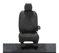 My Van Seat Covers | To Fit The All New Transit Custom Seat Covers 2023 Onwards | Tailored Waterproof Easy to Fit | Front Driver's Black - MVSC1264BAD2