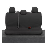 My Van Seat Covers | To Fit VW Amarok Seat Covers 2011-2022 | Tailored Waterproof Easy to Fit | Rear Black - MVSC128B