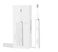 My Variations - Electric Sonic Toothbrush - Rechargeable - 1 Month Battery - 5 Cleaning Modes - Built-in 2 Minute Timer - 1 Handle and 1 Brush (White)