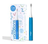 My Variations Kids Rechargeable Sonic Electric Toothbrush for Children - Recommended by Dentists - 2 Modes - 27 Stickers - 1 Month of Battery Life - Timer - Ages 3 and Above (Blue, 3-12 Years)