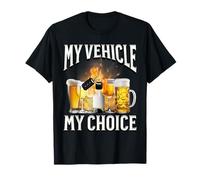 My Vehicle My Choice T-Shirt - Black - Small - Unisex - Long Sleeve - Polyester 100%