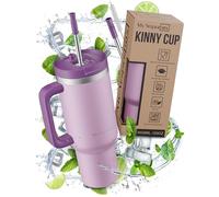 My Vesperbox Kinny Cup - Thermal Mug - Water Bottle with Straw 500, 950, 1200 ml - Coffee Mug To Go - Thermos Flask Stainless Steel BPA & Melamine Free