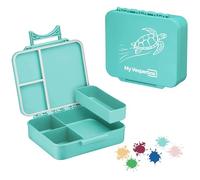 My Vesperbox LIV Bento Box for Children, Made in Germany, Biobased, Leak-proof and Divided, BPA-Free, Extremely Robust, Lunch Box with Compartments, Lunch Box