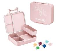 My Vesperbox LIV Bento Box for Children, Made in Germany, Biobased, Leak-proof and Divided, BPA-Free, Extremely Robust, Lunch Box with Compartments, Lunch Box