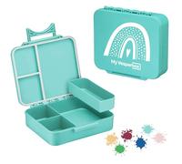 My Vesperbox LIV Bento Box for Children, Made in Germany, Biobased, Leak-proof and Divided, BPA-Free, Extremely Robust, Lunch Box with Compartments, Lunch Box